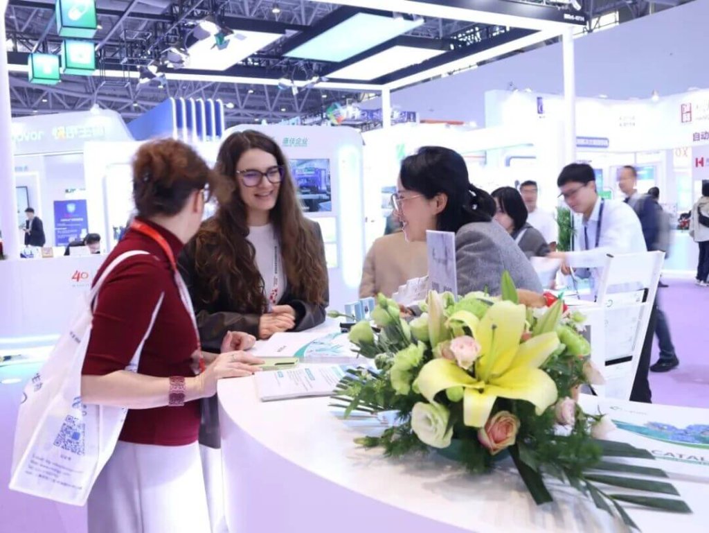 Pictures of the CNPAIR exhibition stand during 2026 CACLP 2